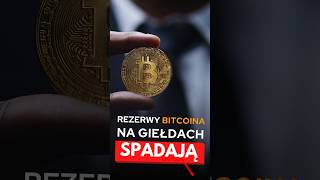 Czy na giełdach zabraknie BITCOINÓW Dobra informacja dla rynku [upl. by Inaboy382]