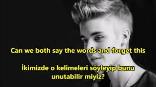 Justin Bieber  Sorry İngilizceTürkçe Altyazı EnglishTurkish Subtitle [upl. by Brebner922]