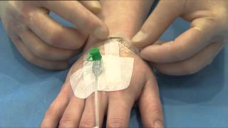 3M™ Tegaderm™ Transparent IV Dressing 1633 Application and Removal [upl. by Atnoed]