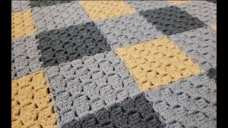 Part 3  C2C Join as You Go Blanket Crochet Tutorial [upl. by Hak]