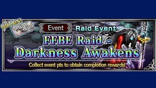 FFBE  Raid Event  FFBE Raid  Darkness Awakens [upl. by Eremahs421]