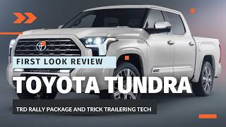 2025 Toyota Tundra First Look Review TRD Rally Package Interior Upgrades amp Towing Power [upl. by Engedi]