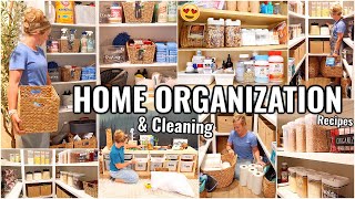 HOME ORGANIZATION IDEAS😍 CLEAN BAKE amp ORGANIZE WITH ME  DECLUTTERING AND ORGANIZING MOTIVATION [upl. by Anisamoht]