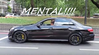 CRAZY LOUD MERCEDES BENZ E63 AMG [upl. by Adleremse]