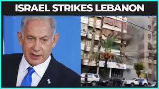 Israel BOMBS Lebanon Hezbollah VOWS Retaliation [upl. by Avrom638]