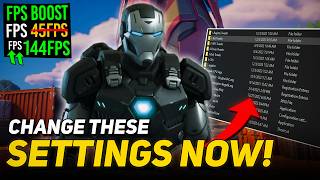 Fortnite Season 4 ULTIMATE Optimization Guide  Boost FPS amp Reduce Input Delay Chapter 5 [upl. by Casta478]