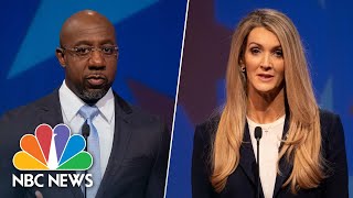 Sen Kelly Loeffler And Raphael Warnock Face Off In Georgia Senate Runoff Debate  NBC News NOW [upl. by Drahcir261]