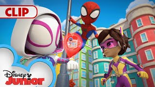 Rhino Tricks the Toothy Fairy 🦷  Marvels Spidey and his Amazing Friends  disneyjr [upl. by Nadbus]