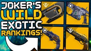 Destiny 2  Ranking All 50 Exotic Weapons Jokers Wild [upl. by Rey]