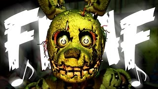 NateWantsToBattle Salvaged FNaF LYRIC VIDEO FNaF Song [upl. by Xylia]