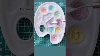 How to make pastel colours colormixing painting shorts [upl. by Noicnecsa]