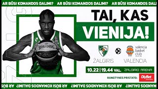 Eurolyga Kauno „Žalgiris“ – Valensijos „Basket“ [upl. by Dnomal]