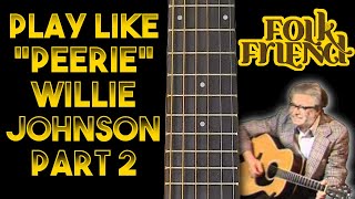 How to play folk guitar accompaniment like Peerie Willie Johnson part 2 [upl. by Orest169]