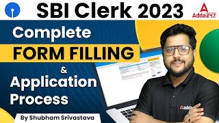 SBI Clerk Form Fill Up 2023 Complete Application Process  SBI Clerk Form Kaise Bhare [upl. by Keyek205]