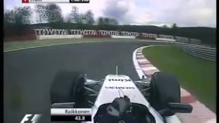 F1 Spa 2005 Kimi Raikkonen V10 [upl. by Sinegra]