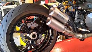 DUCATI MONSTER 1200S 2018 SC PROJECT EXHAUST [upl. by Anire]