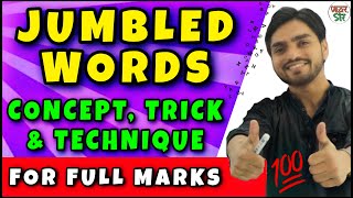 Jumble Words Tricks  Rearrangement of Sentence EnglishGrammarQuestionAnswerConcept  Class 910 [upl. by Llebasi799]