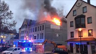 Wohnung brennt in der Heidenheimer Innenstadt [upl. by Kirsteni705]