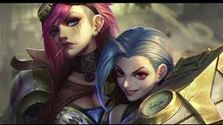 Jinx vs Vi  Get Jinxed vs Here Comes Vi AMV [upl. by Ellehsyt963]