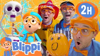 Halloween Pumpkin Song  More Spooky Kids Songs  BLIPPI  Educational Songs For Kids [upl. by Zonda327]