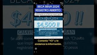 Registrate a la beca de BBVA requisitos y documentos [upl. by Ayokal]