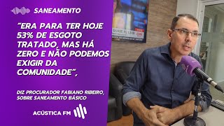 Procurador Fabiano Ribeiro falou sobre o plano de saneamento e a situação do serviço em Camaquã [upl. by Nojram335]