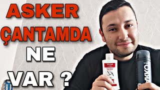 ASKER ÇANTAMDA NE VAR  BEDELLİ ASKERLİK ÇANTASINDA NELER OLMALI [upl. by Midis]