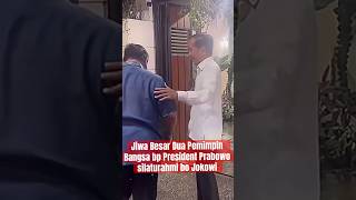 President prabowo silaturahmi dg Bp Jokowi Jiwa besar terbaik Indonesia Prabowo jumpai jokowi [upl. by Erual306]