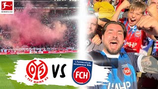 KOMPLETTE ESKALATION 🔥⚽️ 1 FSV Mainz 05 vs 1 FC Heidenheim  Stadionvlog ⚪️🔴🔵  S7EVEN [upl. by Nnylaf51]