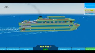 Roblox bateau de croisière épisode 1 [upl. by Htes]