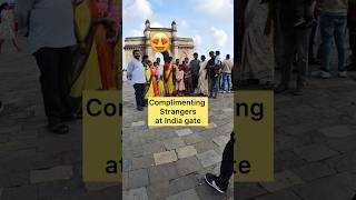 Complimenting Indians at India Gate😁 [upl. by Laynad550]