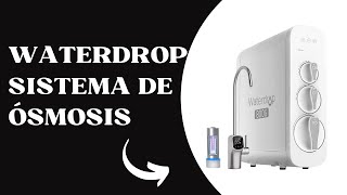 Waterdrop Sistema de Ósmosis Inversa 800 GPD de Flujo Rápido Certificado NSFANSI 58 31 [upl. by Enelhtak]