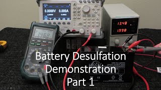 Battery Desulfation Demonstration Start to Finish  Part 12 [upl. by Gleason]