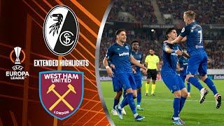 Freiburg vs West Ham Extended Highlights  UEL Group Stage MD 2  CBS Sports Golazo  Europe [upl. by Beatty]