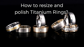 How to resize and polish Titanium rings [upl. by Yssenhguahs]