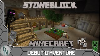 FR Minecraft FTB Stoneblock 1Début daventure [upl. by Baum]