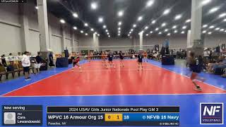 NFVB 16 Navy vs WPVC 16 Armour Org 20240703 [upl. by Hilaria841]