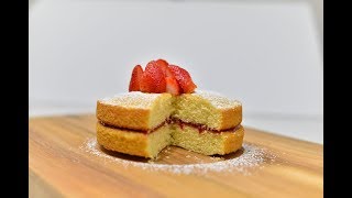 Mary Berrys Perfect Victoria Sandwich Cake  GBBO S01E01  Cakes Week [upl. by Nahtanaj]