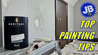 Top Tips for Painting Walls and Skirting Boards [upl. by Euqimod]