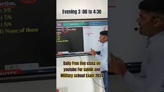 Free live classes for sainik and military school Exam 2024rmscoaching sainikschoolonlinecoaching [upl. by Steel827]