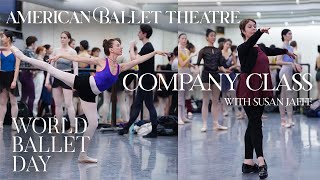 WorldBalletDay  ABT Company Class with Susan Jaffe 🩰 [upl. by Tibbitts]