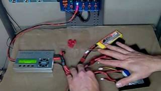 Parallel Charging 6 LiPo Batteries Using iCharger 206B [upl. by Ardnuaek]