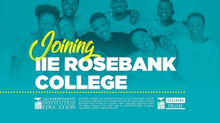 Join IIE Rosebank College  2023 Registration Process [upl. by Fortin]