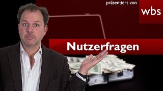 Millionenbetrag falsch auf meinem Konto  Muss ich alles zurückzahlen  Nutzerfragen Solmecke [upl. by Raymond]