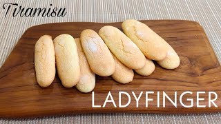 LADYFINGER TIRAMISU  RESEP LADYFINGERS ANTI GAGAL  HOMEMADE LADYFINGERS [upl. by Heller623]