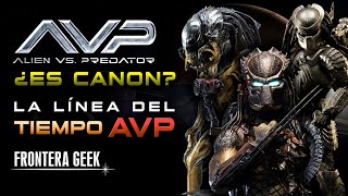 ¿ALIEN VS PREDATOR Y AVP Requiem son CANON❓ La VERDADERA LINEA TEMPORAL de Alien VS Depredador [upl. by Mamoun899]