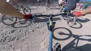 1000 people on ALine  Whistler Bike Park [upl. by Coumas]