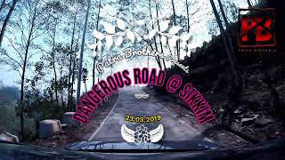 Indias Most Dangerous Road Near Pelling Sikkim  Dangerous Roads in India [upl. by Adnwahs55]