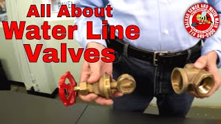 Water Line Valve Types Gate Ball OSampY Valves Explained [upl. by Joseph]