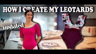 HOW I MAKE MY LEOTARDS updated for my brand Alonso Dancewear [upl. by Anahsed203]